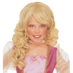 Paruka blond dlouhá dívčí